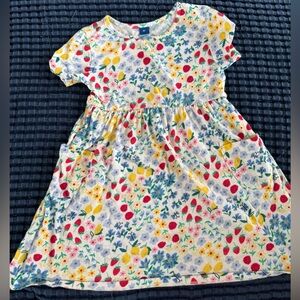 Old Navy kids strawberries, flowers, summer t-shirt dress, size 5t